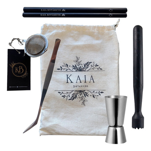 Estuche Bartool Kit Kaia | Herramientas Cocteleria Premium 