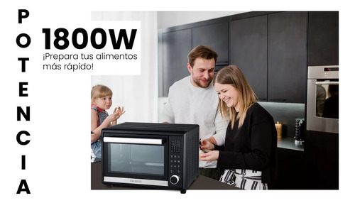 Horno Eléctrico Aiwa 32l Antiadherente Modo Asador Aw-ok32