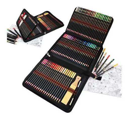 Marcadores Lápices Colores Profesionales Kit Dibujo 150 pz