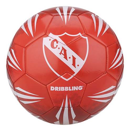 Pelota Drb Independiente N5 Rojo Blanco Color Rojo/Blanco