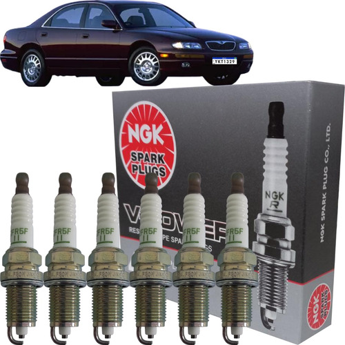 Jogo De Vela Original Ngk Honda Prelude Jeep Cherokee Sport.