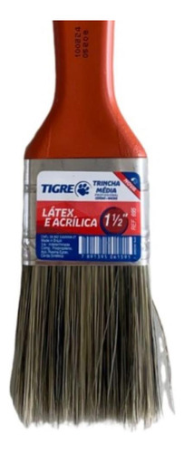 Kit 2 Trincha Pincel Pintura Látex Acrílica 1.1/2'' Tigre
