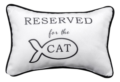 Reservado Para La Almohada Con La Palabra Gato