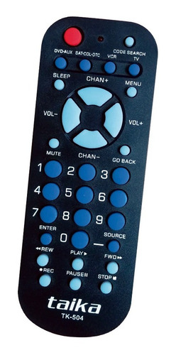 Control Remoto Universal Taika Tk-504 4 Funciones