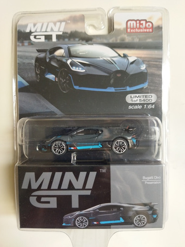 Mini Gt Bugatti Divo Presentation Mijo Exclusives Negro Mg2