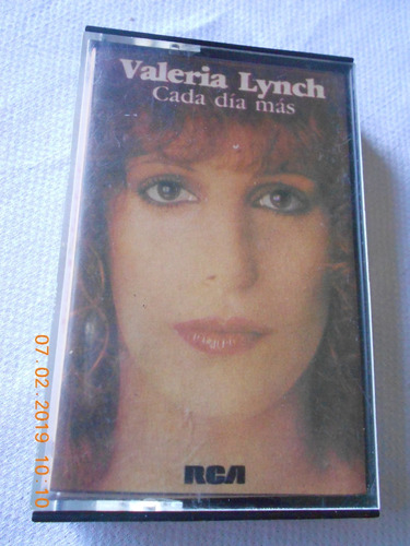 Cassette Musica - Valeria Lynch - Cada Dia Mas - Año 1984