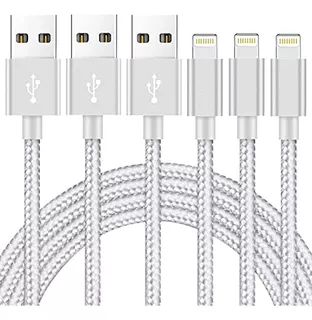 Charger Cable Para iPhone 12/11/xs/xr/x/8/7/6/5/iPad Platead