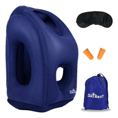 Skyrest Almohada Inflable De Viaje  Almohadas De Cuello Para