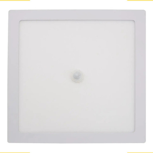 Luminaria Painel Led Quadrado Embutir Sensor Presença 18w Cor Branco 127V/220V