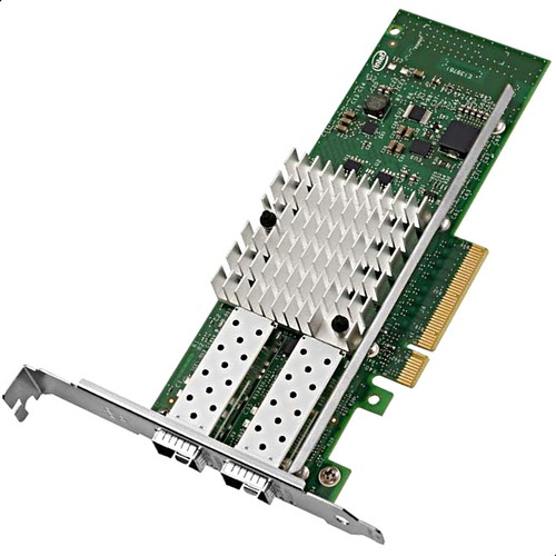 Tarjeta Intel X520 Fibra 10g Dual Port 10gb Dos 2 Sfp Red 