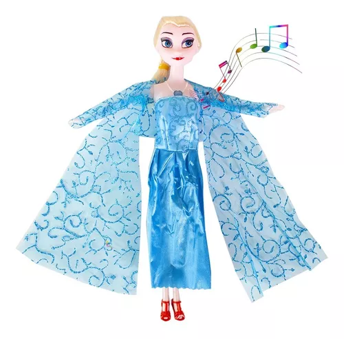 2 Boneca Frozen Musical Ana E Elsa 30cm Musicais em Promoção