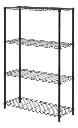 Rack Metálico Decoteam 4 Estantes De Rejillas Ajustables