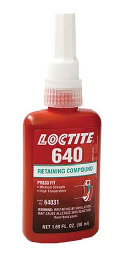 Fijación De Partes Locite 640 X  50 Ml L64050