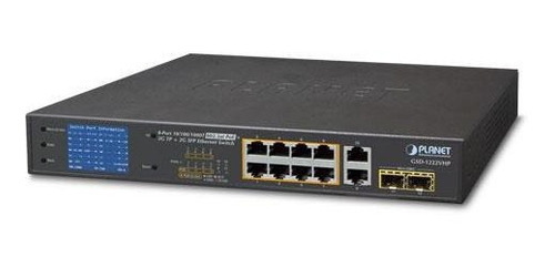 8-port 10/100/1000t 802.3at Poe + 2-port 10/100/1000t + 2-po