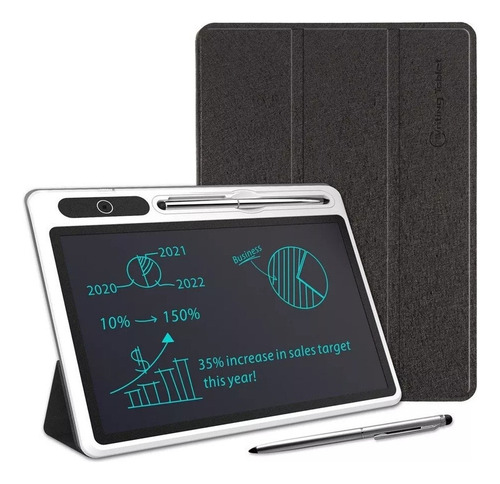 Tableta De Escritura Lcd De 10 Pulgadas Con Funda Protectora