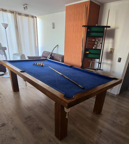 Mesa De Pool Con Bolas Y Taquera