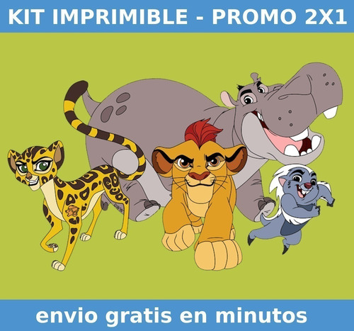 Kit Imprimible La Guardia Del León Promo 2x1