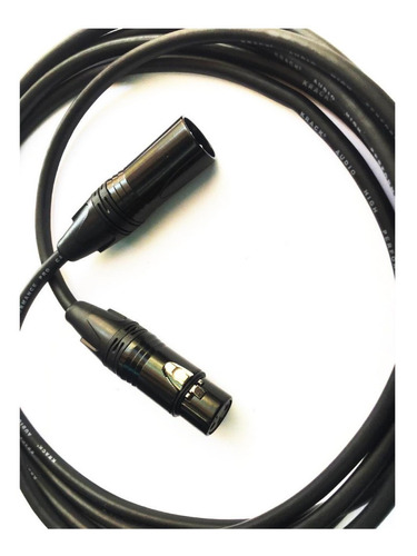 Imagen 1 de 3 de Cable Balanceado Para Microfono Xlr A Xlr De 2 Metros 