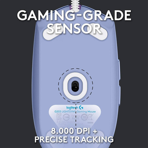 Mouse Gamer Logitech G203 Lightsync Rgb