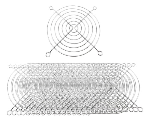 20 Piezas De Rejillas De Ventilador De Refrigeración