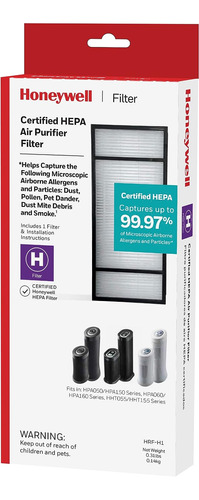 Filtro Purificador De Aire Hepa Hrf-h1 H De Honeywell, Pa...