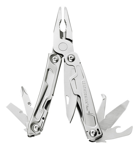 Pinza Leatherman Multiuso Navaja Rev Varios Usos Acero Inox