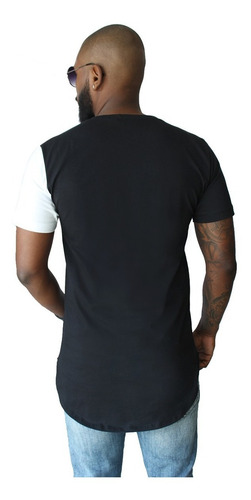 Imagem 3 de 4 de Camiseta Oversized Plus Size Longline Swag Camisa Masculina