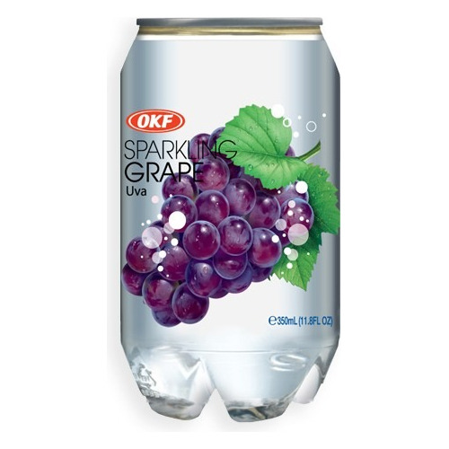 Sparkling Water Sabor Uva 350ml Caja De 24 Unidades 