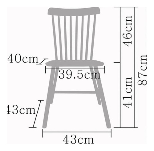 Mesa Con 6 Sillas Windsor Madera Original 120x70