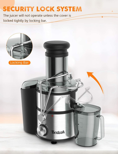Extractor De Zumos, Extractor De Zumos Centrifugo Bextcok Ex
