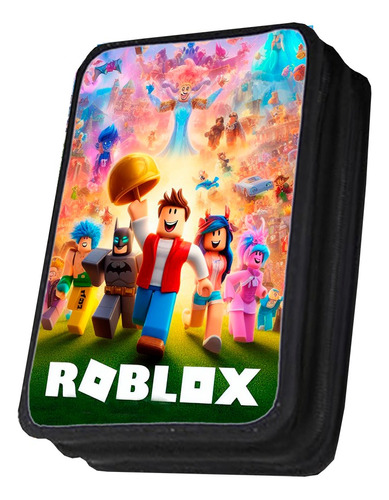 Cartuchera 2 Pisos Juego Roblox Doble Canopla 