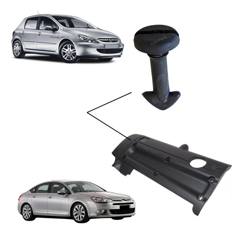 Kit 6 Trava Plástica Tampa Cabeçote 307 Xsara Picasso 2.0