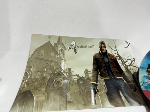 Resident Evil 4 Pt Br Com Pôster Para Ps2
