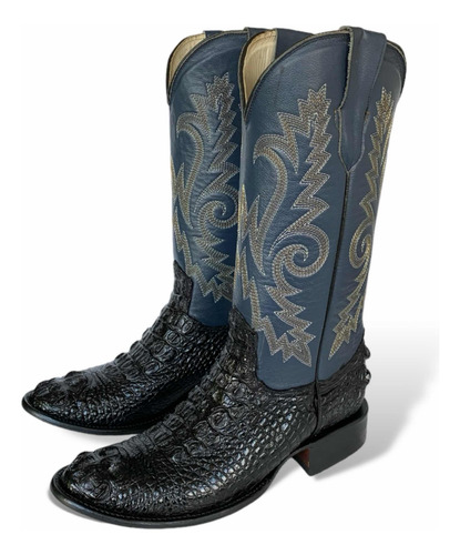 Bota Vaquera St. Vaughan Piel Cocodrilo Cuerno Nuca