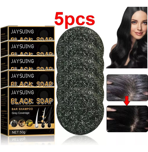 Jabón Para Oscurecer El Cabello, Limpiar El Cuero Cabelludo