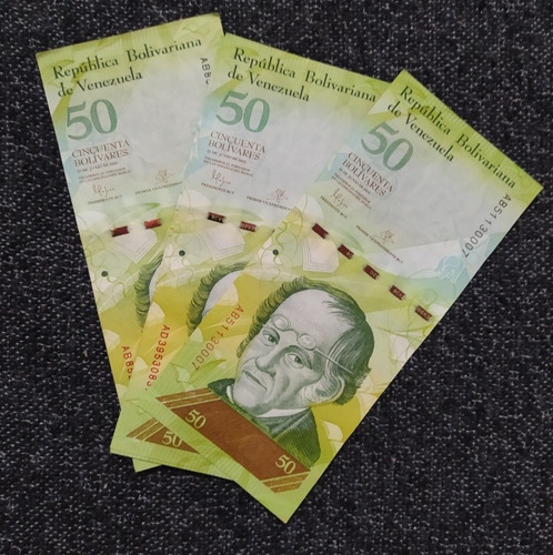 Lote Billetes 50 Bolivares Oferta!!