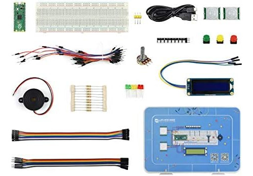 Waveshare Para Raspberry Pi Pico Basic Starter Kit Con Abund