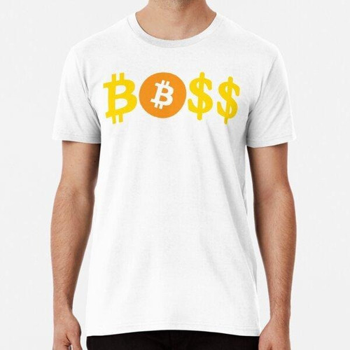 Remera  De Camisa De Criptomoneda De Bitcoin Boss Algo