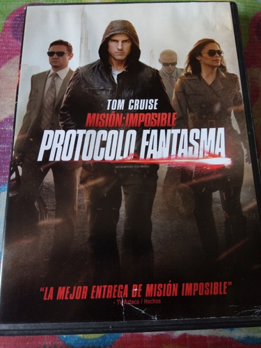 Dvd Misión Imposible Protocolo Fantasma Tom Cruise