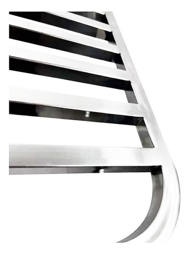 Banco Articulado De Inox Pne 70x45 Cm Cor Prateado