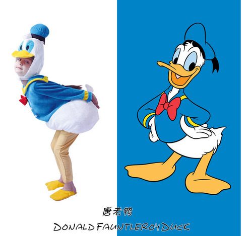 Podio Del Disfraz De Cosplay Del Pato Donald Para Niños