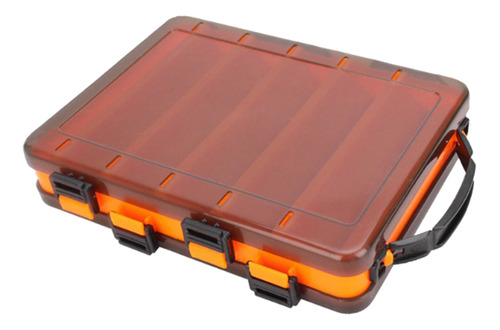 Caja De Señuelos De Pesca Caja De Utilidad De Pesca Naranja