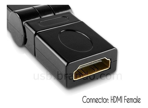 Adaptador Hdmi Hembra Hdmi Hembra Flexible90º Titan Belgrano