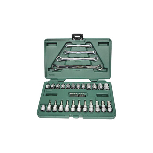 Juego De Llaves Y Copas E-torx Por 35 Pz 09010 Sata