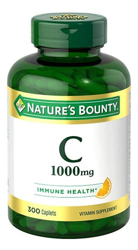 Pure Vitamin C Caplets 1000mg 300cap Nature's Bounty