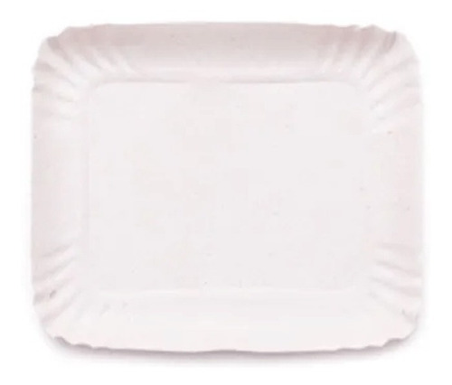 Bandeja Carton Satinada Por Mayor Nº  1 Blanco X 1000 U