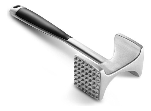 U Chef Martillo Para Carne, Ablandador De Carne Ergonómico Color Plateado