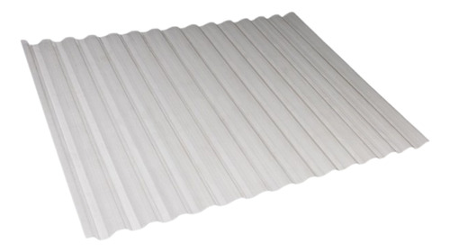 Kit 5pcs Telhas Policarbonato 6,00x0,99+conj. Fixação