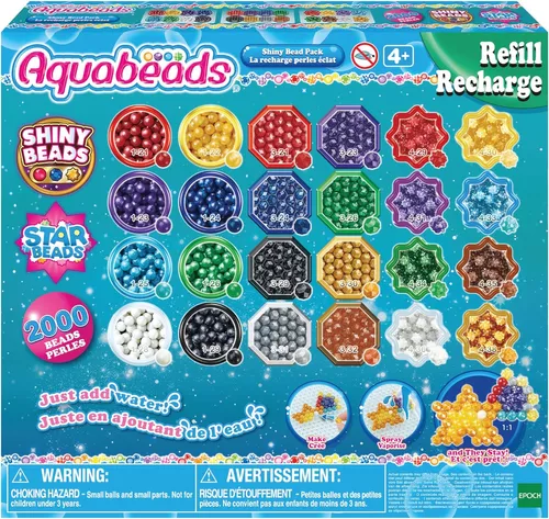 Aquabeads Juego De Recambios De Abalorio Brillantes