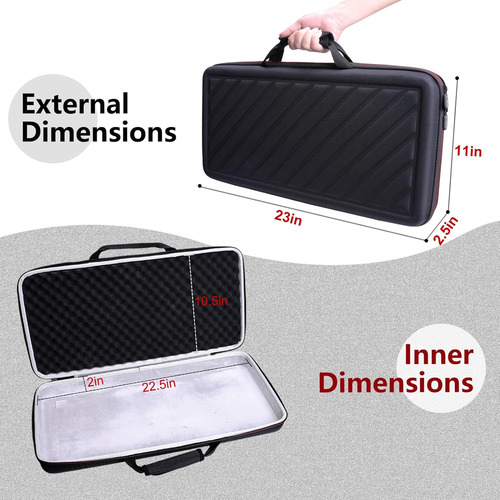 Funda Rígida Eva Para Numark Mixtrack Pro Fx Controlador D